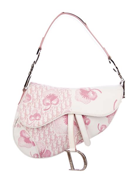 pink dior monogram saddle bag|christian dior saddle bag price.